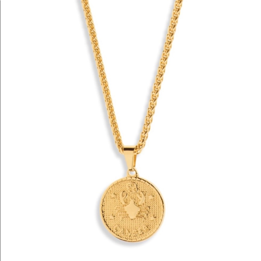 **SOLD** Ellie Vail astrology necklace (cancer)